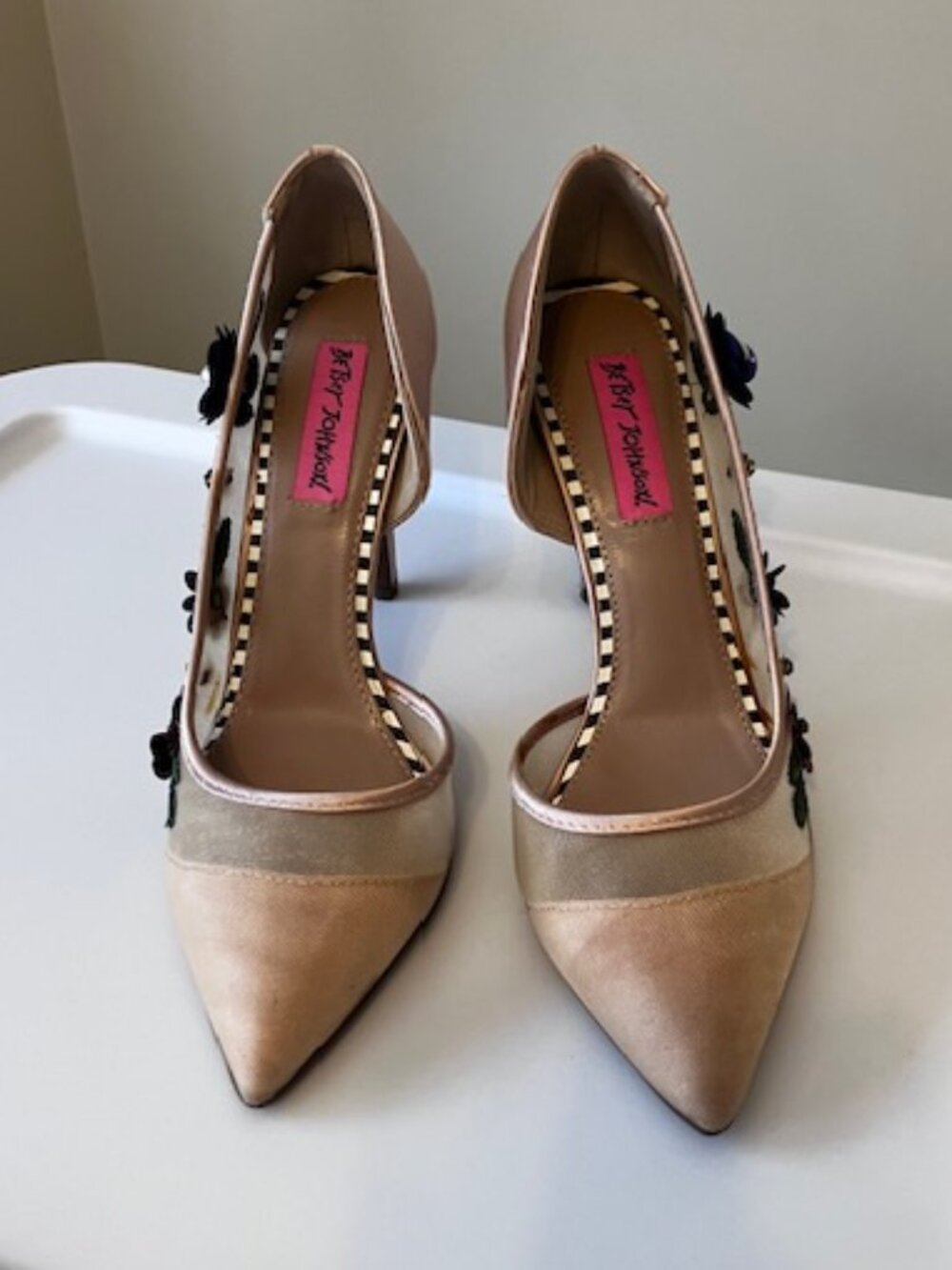 Betsey Johnson Jewel Blush Stilettos - Picture 8 of 9